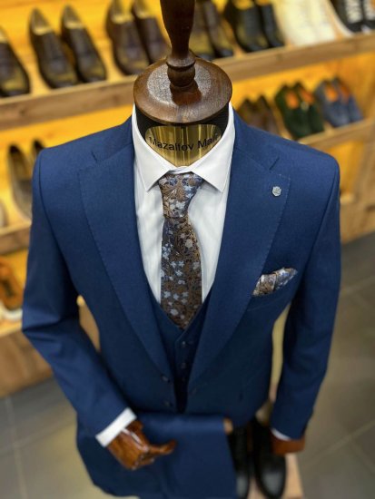 Костюм MAZALTOVMAN 3-ка Синий премиум