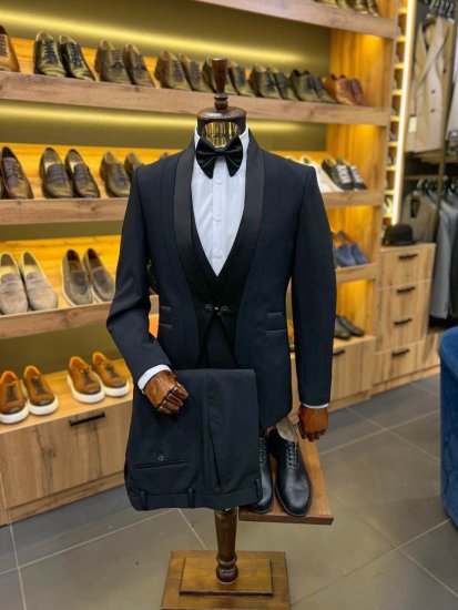 Смокинг MAZALTOVMAN 3-ка Черный линейка премиум