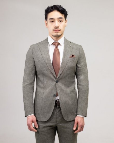 Костюм 2-ка Mazaltovman серый фактурный