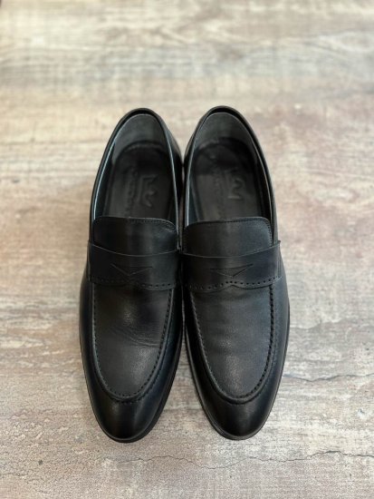 Лоферы MAZALTOVMAN Черные кожаные