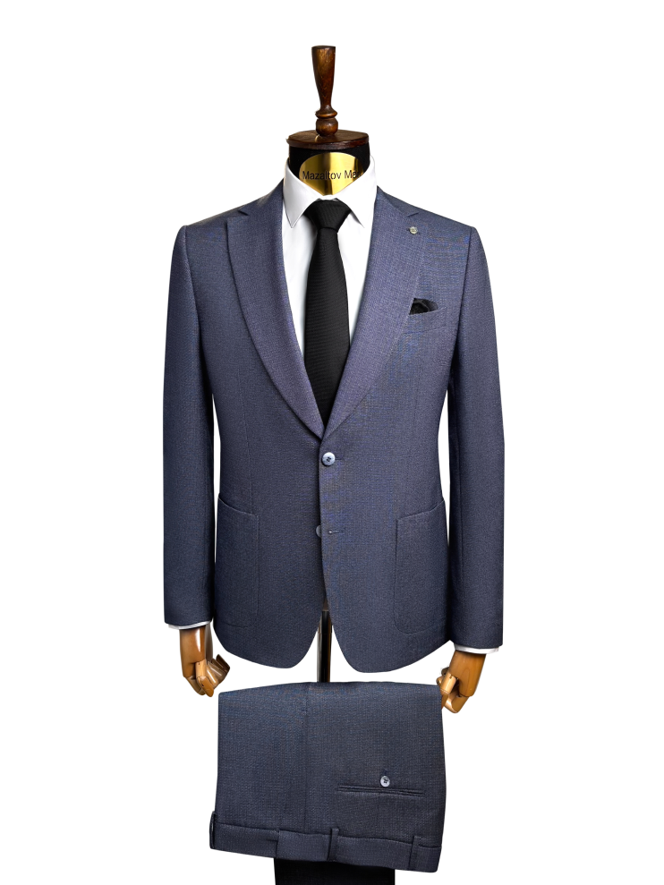 Костюм MAZALTOVMAN 2-ка премиум Светло-синий фактурный