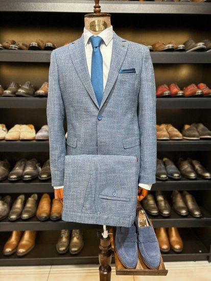 Костюм MAZALTOVMAN 2-ка Синий фактурный